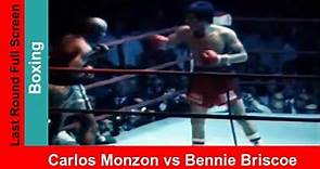 Carlos Monzon vs Bennie Briscoe II, Widescreen Color Match Highlights, Boxing Title Fight