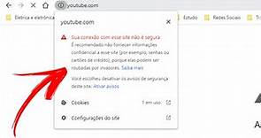 Google Chrome "Sua Conexão Com Este Site Não É Segura" - Como Resolver ( Atualizado 2022 )
