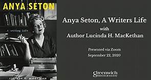Anya Seton, A Writer's Life with Lucinda H. MacKethan