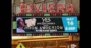 Jon Anderson & The Band Geeks May 16 2023 Riviera North Tonawanda, NY Last Show of Tour