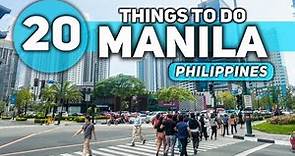 Best Things To Do in Manila Philippines 2024 4K