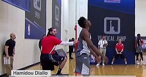 NBA - Hamidou Diallo shows off his 44.5-inch vertical at...