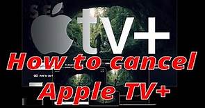 How to cancel an Apple TV+ subscription