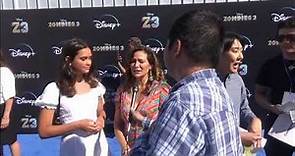 Constance Marie and Luna Marie Katich Carpet Interview at Disney+'s Zombies 3 Premiere