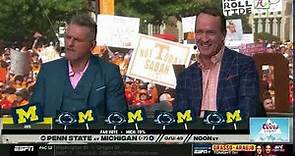 COLLEGE GAMEDAY | Peyton Manning (Celebrity Picker) joins the Crew & delivers his gameday picks