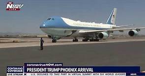 TRUMP IN PHOENIX: President arrives in Valley for Honewell tour