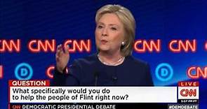 Democratic Presidential Debate in Flint Michigan by CNN - 03-06-2016