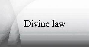 Divine law
