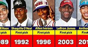 NBA Draft 1st Picks Every Year 1947-2022