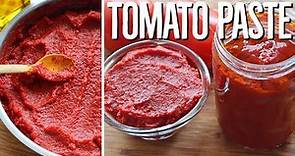 How To Make Tomato Paste