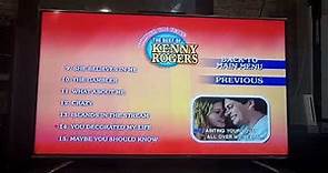Through the Years: The Best of Kenny Rogers DVD Menu