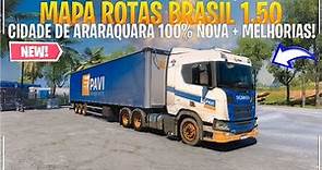 ROTAS BRASIL 1.50 + FINAL DA ROTA - ESSE MAPA ESTÁ MUITO REALISTA!