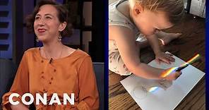Kristen Schaal's Daughter Is Not A Kristen Schaal Fan | CONAN on TBS