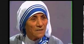 Mother Teresa of Calcutta on Irish Television, 1974