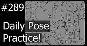 【Drawing Stream】Daily Pose Practice with #POSEMANIACS!【Learning to Draw One Day at a Time - 289】