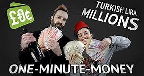 One-Minute-Money: Value of Turkish Old Lira Millions!