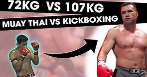 72KG Muay Thai Legend vs. 107 KG Kickboxing Legend | RIP Nokweed Davy