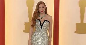 Jessica Chastain dazzles in brilliant dress at the 2023 Oscars