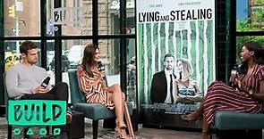 Theo James & Emily Ratajkowski Talk About The Movie, "Lying and Stealing"