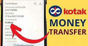 Kotak Bank Money Transfer | How to Send Money From Kotak Bank App?