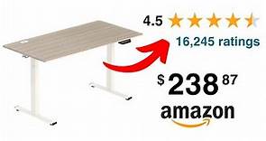 The BEST Standing Desk from Amazon?! | SHW 55-in Standing Desk Review