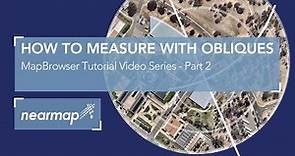 MapBrowser Tutorial - Part 2 - How to Measure with Obliques