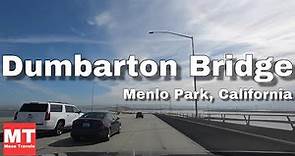 Dumbarton bridge - Menlo Park, California - Drive Tour USA 🏆