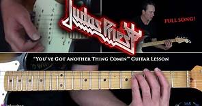 Judas Priest - You've Got Another Thing Comin' Guitar Lesson