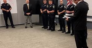 Swearing in of 5 newest... - Chicopee Police Department