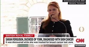 Sarah Ferguson, Duchess of York, diagnosed with skin cancer