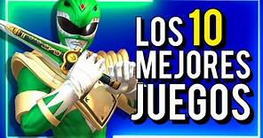 TOP 10 MEJORES JUEGOS DE LOS POWER RANGERS!