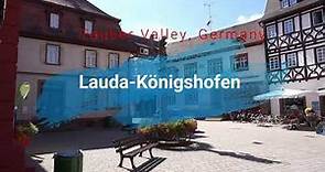A visit to Lauda-Königshofen - charming traditional village in Baden-Württemberg, Germany