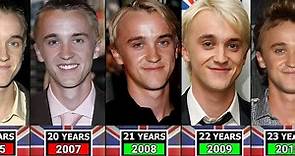 Tom Felton from 2001 to 2023