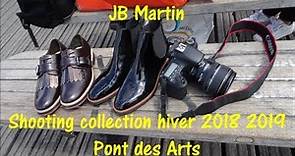 JB Martin collection Hiver 2018 2019 Shooting Pont des Arts 17 juillet 2018