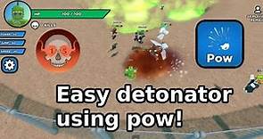 How to EASILY get DETONATOR with pow in Slap Royale (NO SKILL NEEDED)