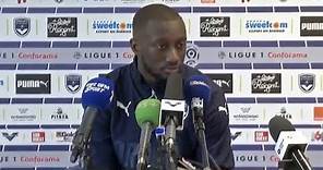 Youssouf Sabaly face à la presse avant Marseille-Bordeaux