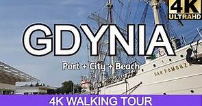 GDYNIA 4K - Poland walking tour