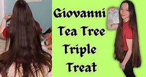 Giovanni Tea Tree Triple Treat Shampoo & Conditioner Review🌿