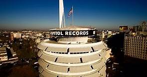 CAPITOL RECORDS BUILDING - AERIAL VIEW