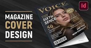 ✅ How to Create a Magazine Cover Design in InDesign