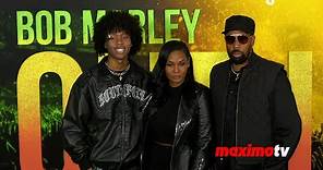 RZA and Talani Rabb "Bob Marley: One Love" Los Angeles Premiere Black Carpet