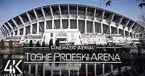 【4K】🇲🇰 Toše Proeski Arena from Above 🔥 SKOPJE 2022 🔥 Cinematic Wolf Aerial™ Drone Film