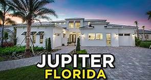 Tour a STUNNING NEW JUPITER FLORIDA LUXURY home for sale in Bridgewater | New Homes Palm Beach