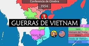 Las guerras de Vietnam - Resumen en mapas