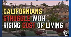 Report shows costs of living in California