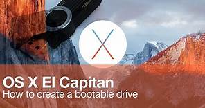HOW TO: Create a bootable OS X El Capitan USB Drive