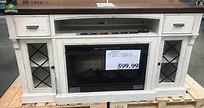 At Costco Bayside Furnishings Electric Fireplace Mantle Media Console Multicolor LED $599.99!!