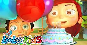 HAPPY BIRTHDAY - Fun Birthday Party Song - LooLoo Kids Nursery Rhymes and Kids Songs