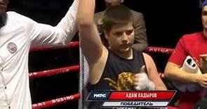 Chechen leader Kadyrov's son Adam declared the winner after he started receiving serious blows