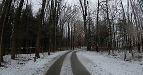 Eagle Creek Park Winter Ride, Indianapolis, Indiana, USA
